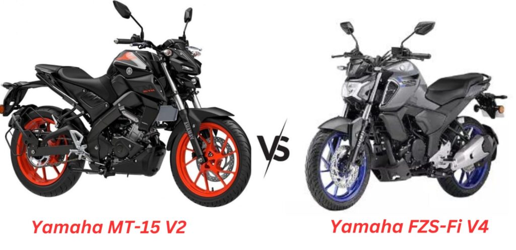 yamaha FZ-S FI V4 vs MT-15 V2