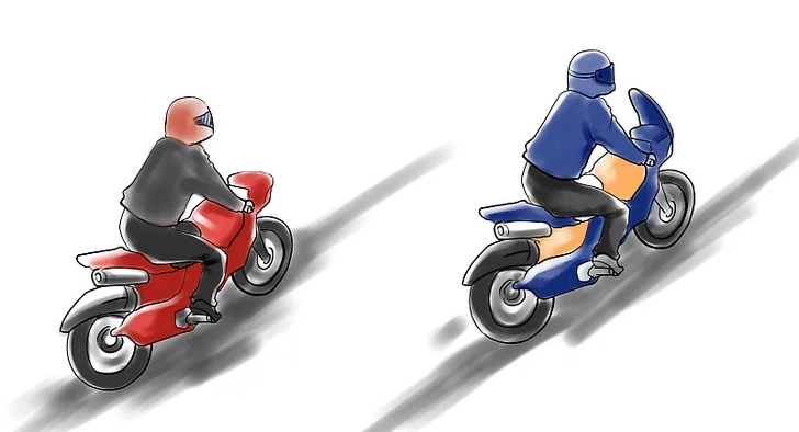 motorcycle riding style Defensive vs aggresive