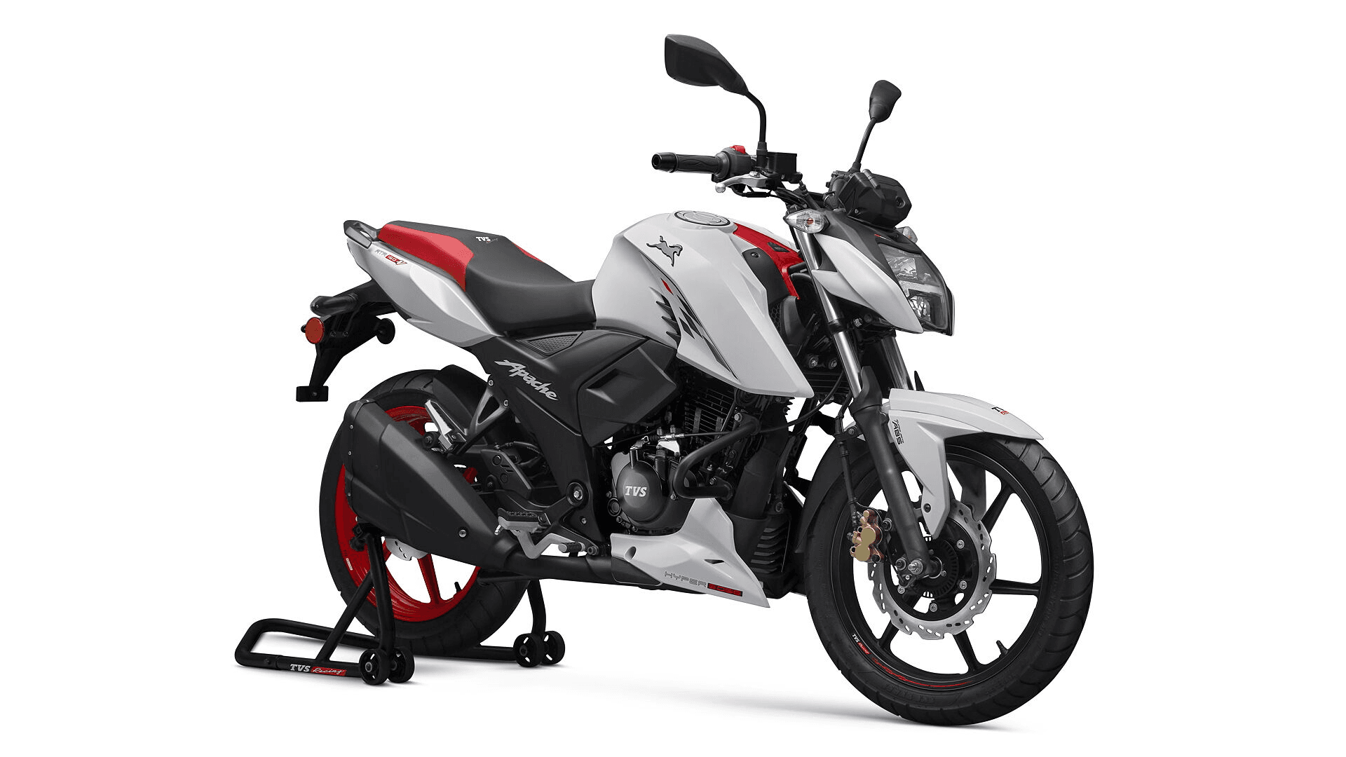 tvs apache rtr160 4v white