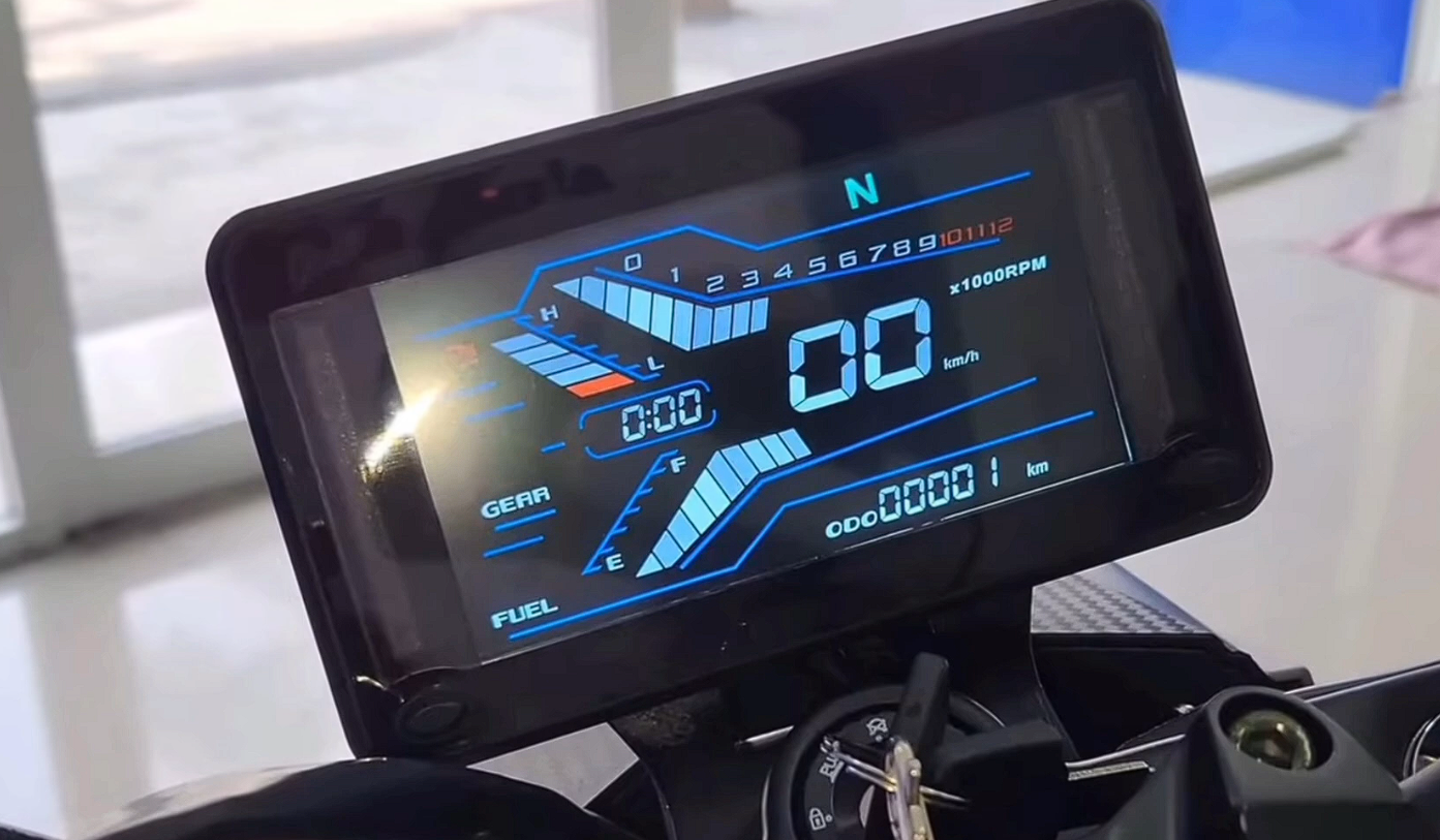 TVS Apache RTR 125 tachometer